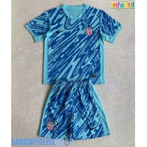 Camisa de time de futebol Estados Unidos Goleiro Replicas 1º Equipamento Infantil Copa America 2024 Manga Curta (+ Calças curtas)